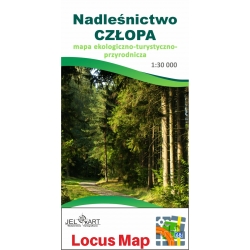 Nadleśnictwo Człopa - Locus Map
