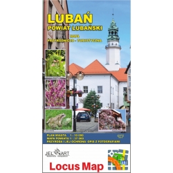 Powiat Lubański - Locus Map