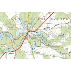 Nadleśnictwo Człopa - Locus Map